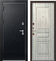 Уличная дверь термо Эталон Т-4 Черный муар/ Дуб полярный